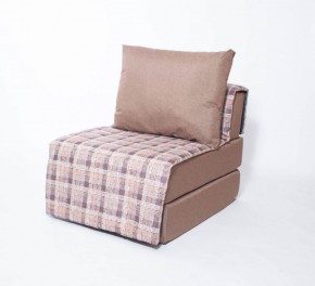 Кресло-кровать бескаркасное Харви (коричневый-квадро беж) в Набережных Челнах - naberezhnye-chelny.ok-mebel.com | фото