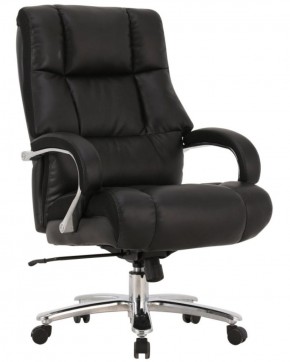 Кресло офисное BRABIX PREMIUM "Bomer HD-007" (рециклированная кожа, хром, черное) 531939 в Набережных Челнах - naberezhnye-chelny.ok-mebel.com | фото 1