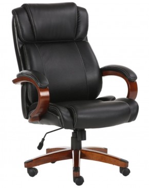 Кресло офисное BRABIX PREMIUM "Magnum EX-701" (дерево, рециклированная кожа, черное) 531827 в Набережных Челнах - naberezhnye-chelny.ok-mebel.com | фото