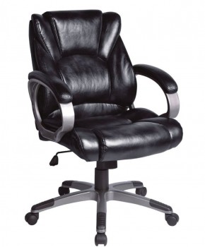 Кресло офисное BRABIX "Eldorado EX-504", экокожа, черное, 530874 в Набережных Челнах - naberezhnye-chelny.ok-mebel.com | фото 1