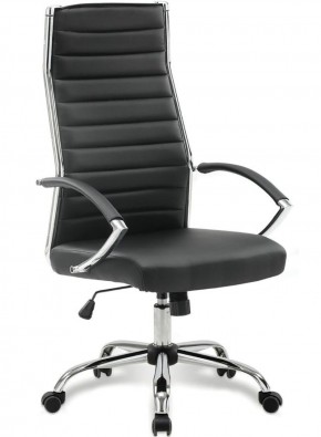 Кресло офисное BRABIX "Style EX-528", экокожа, хром, черное, 531947 в Набережных Челнах - naberezhnye-chelny.ok-mebel.com | фото