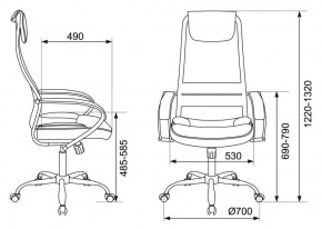 Кресло руководителя Бюрократ CH-608SL/BLACK в Набережных Челнах - naberezhnye-chelny.ok-mebel.com | фото 4