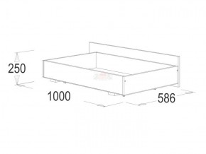 Кровать 1.6 каркас + спинка головная + 2 ящика Ольга-14 без основания в Набережных Челнах - naberezhnye-chelny.ok-mebel.com | фото 4