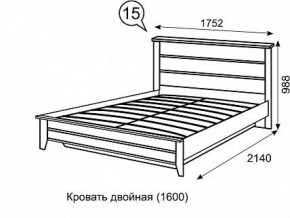 Кровать 1600 с ПМ София 15 в Набережных Челнах - naberezhnye-chelny.ok-mebel.com | фото 3