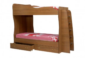 Кровать детская 2-х ярусная Юниор-1 (800*2000) ЛДСП в Набережных Челнах - naberezhnye-chelny.ok-mebel.com | фото