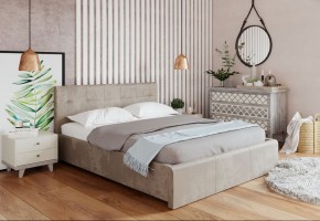 Кровать Изабелла с латами Newtone light beige 1400x2000 в Набережных Челнах - naberezhnye-chelny.ok-mebel.com | фото 2