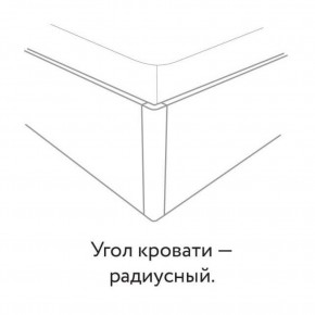 Кровать "Сандра" БЕЗ основания 1600х2000 в Набережных Челнах - naberezhnye-chelny.ok-mebel.com | фото 3