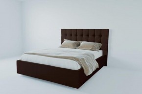 Кровать Венеция без основания 900 (экокожа коричневая) в Набережных Челнах - naberezhnye-chelny.ok-mebel.com | фото 1