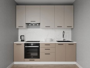 Кухонный гарнитур Каппучино 2400 h950 (Стол. 26мм) в Набережных Челнах - naberezhnye-chelny.ok-mebel.com | фото