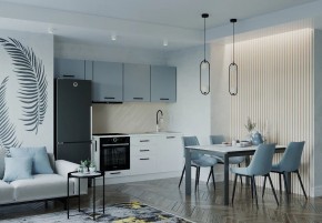 Кухонный гарнитур Ниагара 2550 (Стол. 26мм) в Набережных Челнах - naberezhnye-chelny.ok-mebel.com | фото