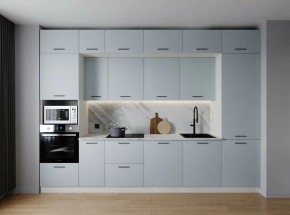Кухонный гарнитур Смоки 3400 (Стол. 26мм) в Набережных Челнах - naberezhnye-chelny.ok-mebel.com | фото