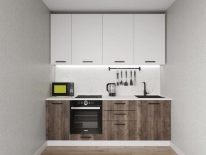 Кухонный гарнитур Старое Дерево 2200 h950 (Стол. 38мм) в Набережных Челнах - naberezhnye-chelny.ok-mebel.com | фото