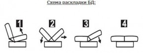 ЛАУРА ЛЮКС Диван Лаура Люкс БД+2подушки в Набережных Челнах - naberezhnye-chelny.ok-mebel.com | фото 7