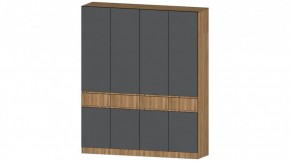 ЛЕНОРА Шкаф 4х створчатый (графит) в Набережных Челнах - naberezhnye-chelny.ok-mebel.com | фото