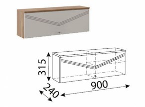 Лимба (гостиная) М10 Шкаф навесной малый в Набережных Челнах - naberezhnye-chelny.ok-mebel.com | фото
