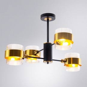 Люстра на штанге Arte Lamp Carlo A8205SP-4BK в Набережных Челнах - naberezhnye-chelny.ok-mebel.com | фото 2