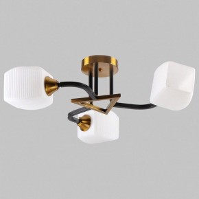 Люстра на штанге Imex MD.52009 MD.52009-3-S-BK+GAB в Набережных Челнах - naberezhnye-chelny.ok-mebel.com | фото