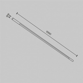 Модульный светильник Maytoni Basis C100CL-L1000-24W3-6K-BS в Набережных Челнах - naberezhnye-chelny.ok-mebel.com | фото 6