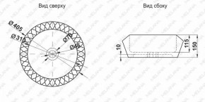 Накладная раковина melana mln-78452 (черная) в Набережных Челнах - naberezhnye-chelny.ok-mebel.com | фото 2