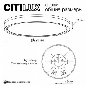 Накладной светильник Citilux Etalon CL750241 в Набережных Челнах - naberezhnye-chelny.ok-mebel.com | фото 9