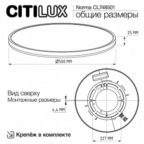 Накладной светильник Citilux Norma CL748501 в Набережных Челнах - naberezhnye-chelny.ok-mebel.com | фото 9