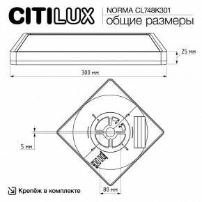 Накладной светильник Citilux Norma CL748K301 в Набережных Челнах - naberezhnye-chelny.ok-mebel.com | фото 11