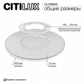 Накладной светильник Citilux NORMA CL749600 в Набережных Челнах - naberezhnye-chelny.ok-mebel.com | фото 12