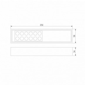 Накладной светильник Elektrostandard Tend a068850 в Набережных Челнах - naberezhnye-chelny.ok-mebel.com | фото 3