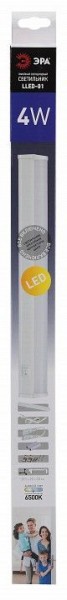 Накладной светильник Эра  LLED-01-04W-6500-W в Набережных Челнах - naberezhnye-chelny.ok-mebel.com | фото 4