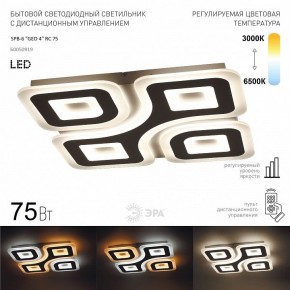 Накладной светильник Эра  SPB-6 GEO 4 RC 75 в Набережных Челнах - naberezhnye-chelny.ok-mebel.com | фото 2