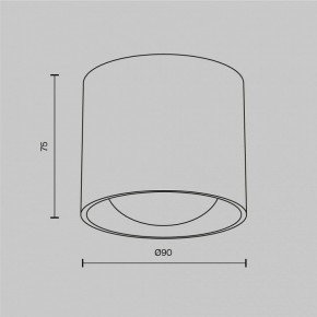 Накладной светильник Maytoni Lens C217CL-15W4K-B в Набережных Челнах - naberezhnye-chelny.ok-mebel.com | фото 9
