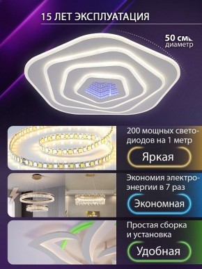 Накладной светильник Natali Kovaltseva PALACE LED LAMPS 81111/4C в Набережных Челнах - naberezhnye-chelny.ok-mebel.com | фото 4