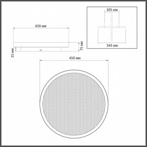 Накладной светильник Sonex Shimmers 7736/60L в Набережных Челнах - naberezhnye-chelny.ok-mebel.com | фото 8