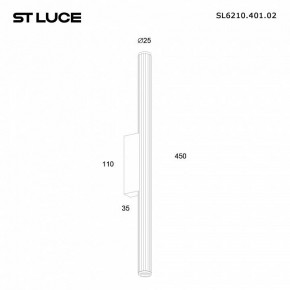 Накладной светильник ST-Luce LILT SL6210.401.02 в Набережных Челнах - naberezhnye-chelny.ok-mebel.com | фото 2