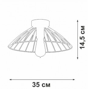 Накладной светильник Vitaluce V3036 V3036-1/1PL в Набережных Челнах - naberezhnye-chelny.ok-mebel.com | фото 3