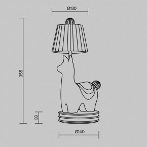 Настольная лампа декоративная Maytoni Senor Alpaca MOD377TL-L5W3K в Набережных Челнах - naberezhnye-chelny.ok-mebel.com | фото 10
