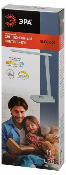 Настольная лампа офисная Эра  NLED-502-11W-W в Набережных Челнах - naberezhnye-chelny.ok-mebel.com | фото 6