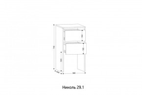 НИКОЛЬ 25 Шкаф 5-ти створчатый в Набережных Челнах - naberezhnye-chelny.ok-mebel.com | фото 7