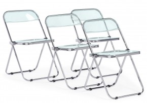 Пластиковый стул Fold складной clear gray-blue в Набережных Челнах - naberezhnye-chelny.ok-mebel.com | фото 9