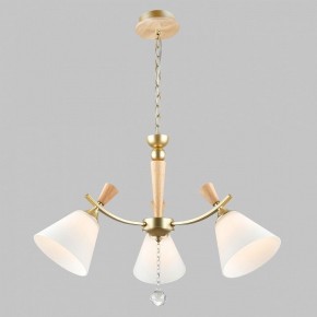 Подвесная люстра Imex MD.6132 MD.6132-3-P-GD+WOOD в Набережных Челнах - naberezhnye-chelny.ok-mebel.com | фото 2