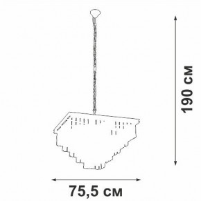 Подвесная люстра Vitaluce V5818 V5818-8/13 в Набережных Челнах - naberezhnye-chelny.ok-mebel.com | фото 5