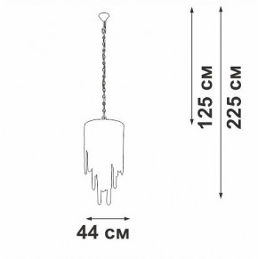 Подвесная люстра Vitaluce V5885 V5885-9/7 в Набережных Челнах - naberezhnye-chelny.ok-mebel.com | фото 3