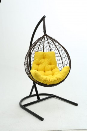 Подвесное кресло Бароло (коричневый/желтый) в Набережных Челнах - naberezhnye-chelny.ok-mebel.com | фото