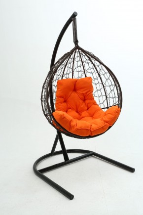 Подвесное кресло Бароло (коричневый/оранжевый) в Набережных Челнах - naberezhnye-chelny.ok-mebel.com | фото