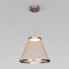 Подвесной светильник Eurosvet Cesta 40016/1 LED коричневый в Набережных Челнах - naberezhnye-chelny.ok-mebel.com | фото 2