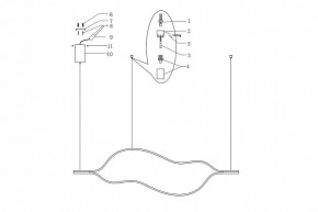 Подвесной светильник Imperiumloft Tape Light TRUDY01 в Набережных Челнах - naberezhnye-chelny.ok-mebel.com | фото 9