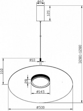 Подвесной светильник Maytoni Halo MOD041PL-L15W3K1 в Набережных Челнах - naberezhnye-chelny.ok-mebel.com | фото 4