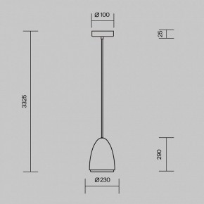 Подвесной светильник Maytoni Pilastro MOD430PL-01CM в Набережных Челнах - naberezhnye-chelny.ok-mebel.com | фото 5