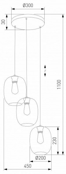 Подвесной светильник TK Lighting Elio 5973 Elio в Набережных Челнах - naberezhnye-chelny.ok-mebel.com | фото 3
