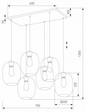 Подвесной светильник TK Lighting Elio 5974 Elio в Набережных Челнах - naberezhnye-chelny.ok-mebel.com | фото 3